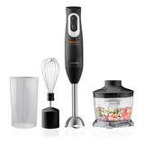 Mixer E Processador Mallory Trikxer Chefpro 500w Black Inox Cor Preto 220v