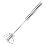 Mixer Manual Inox Batedor Clara Neve Giratório Profissional