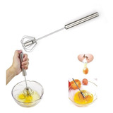Mixer Manual Inox Batedor Clara Neve Giratório Profissional