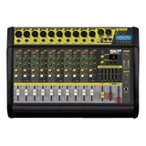 Mixer Mesa De Som Amplificada Skp 10 Canais Vz 100ii Usb 200