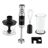 Mixer Mini Processador Vertical 3 Em 1 Em Inox Modelo Mk600