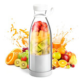 Mixer Portátil Recarregável Seu Mini Juicer 300ml Cor Branco