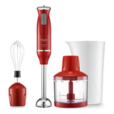 Mixer Power Inox Elgin 3 Em 1 600w 220v Vermelho