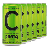 Mixer Prata Citrus Drinks Coquetel Lata 269ml Pack 6 Unidade