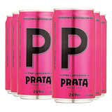 Mixer Prata Pink Lemonade Drinks Lata 269ml Pack 6 Unidades
