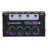 Mixer Pré Amplificador Fone De Ouvido Waldman Ph-4 Phonehub4