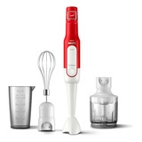 Mixer Pro Mix Philips Walita Branco E Vermelho 400w 220v