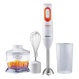 Mixer Processador Mallory Trikxer Pratic 3 Em 1 500w Branco