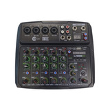 Mixer Profissional De 6 Canais Custom Sound Cmx6c