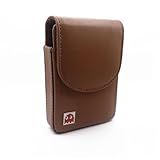 Miyoo Mini Plus V2 V3 V4 Real Genuine Leather Case Uno Bridge Poker Playing Card Single Deck Holder For Miyoo Mini Brown Brown