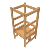 Mja Torre De Aprendizagem Montessori 4 Em 1 Mesinha Cadeirão Pro Cor Pinus