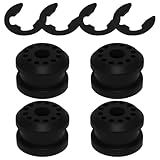 MLAHUIER Bucha De Ligação De Mudança De Caixa De Transferência De 4 Peças Para Dodge Ram 1500 2500 3500 Bucha De Alavanca De Controle De Articulação De Câmbio Com 2 Clipes Eletrônicos Kit De Reparo