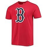 MLB Camiseta Masculina Estampada Na Cor Do Time Com Logotipo Principal E Marca De Palavras Boston Red Sox Red Medium