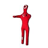 MMA SPORTS MMA Jiu Jitsu Dummies - Manequim De Luta Livre Para Adultos E Jovens - Luta Em Pé Brasileiro Sem Preenchimento 1-8 M Punching Training Manequim Vermelho 1-8 M - 72 Pol