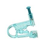 MNTT Ferramenta Para Piercing De Orelha Para Mulheres Unhas Nasais Seguras Transparente Corpo Azul Ferramenta única Para Unhas De Orelha Furador Dispositivo De Uso No Nariz C 