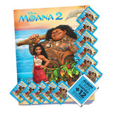 Moana 2 Álbum 60 Figurinhas 12 Envelopes Oficial Disney