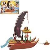 Moana 2 Conjunto De Brinquedo Barco De Aventuras Com Mini Boneca 6 Áreas De Brincadeiras E Acessórios Para Crianças A Partir De 3 Anos