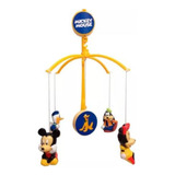 Móbile Giratório Mickey Donald E Amigos Amarelo Disney