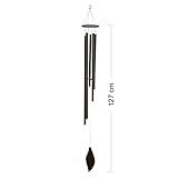 Mobile Mensageiro Sino Dos Ventos Alumínio Metal N8 127cm
