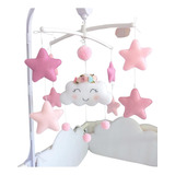Móbile Musical Giratório Para Berço Brinquedo Bebe