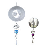 Mobile Suncatcher Cristais Mandala Sol E Lua Feng Shui Envjá