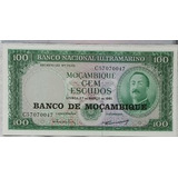 Moçambique Bela Cédula 100 Escudos 1961 Fe
