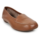 Mocassim Feminino Caramelo Couro