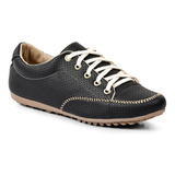 Mocassim Feminino Em Couro