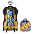 Mochila 3d Lancheira Hot Wheels Dune Dourada As