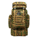 Mochila 70 Litro Trilha Caminhada Lona Reforçada Impermeável