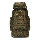 Mochila 80 Litros Cargueira Camping Impermeável Trilhas Lona