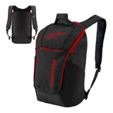 Mochila Alpinestars Defcon V2 Backpack Preta Vermelha Cor Preto/vermelho Desenho Do Tecido Liso