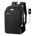 Mochila Anti Furto Com Cadeado Notebook Saida Cabo Aux Usb Fone Ouvido Cor Preto