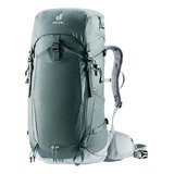 Mochila Ataque Trail Pro 34 Litros Sl Azul Petróleo Deuter