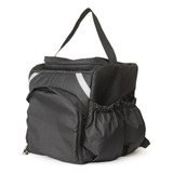 Mochila bag Quadrada Impermeável Térmica Motoboy Delivery Pr Cor Preto Desenho Do Tecido Liso
