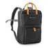 Mochila Bolsa Adamantiun Versa Preta Urbana Notebook 15 Polegadas Alça Superior Feminina Masculina Escolar Viagem Material Reciclado 15l