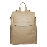 Mochila Bolsa De Couro