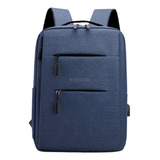 Mochila Bolsa Faculdade Para Notebook Impermeável Com Usb