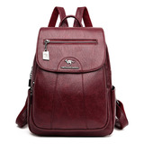 Mochila Bolsa Feminina Couro