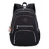 Mochila Bolsa Feminina Juvenil Notebook Escolar Faculdade Cor Preto Desenho Do Tecido Liso