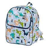 Mochila Bolsa Infantil Maternidade Estampada Espera Feliz Baby Menina Menino Dino 