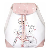 Mochila Bolsa Infantil Menininha Bike Costas Magicc Mo 008