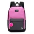 Mochila Bolsa Notebook Escolar Reforçada Trabalho Viagem Cor Rosa-chiclete Desenho Do Tecido Liso