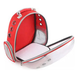 Mochila Bolsa P Transporte Pet Porte Pequeno Cachorro Gato Cor Vermelho