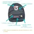 Mochila Bolsa Para Cachorro Personalizada Com Nome E Raça