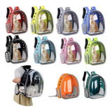 Mochila Bolsa Pet Visão Panorâmico Astronauta Gato Cão