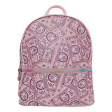 Mochila Bolsa Rosa Preta Estampada Importada Varios Modelos