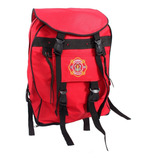 Mochila Bombeiro Civil Vermelha 45 Litros Cabe Tudo