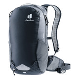Mochila Caminhada Bike Race 8 Litros Capa De Chuva Deuter Cor Preto Desenho Do Tecido Liso
