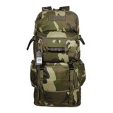 Mochila Camping Camuflada Expansiva